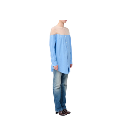 MAYFEYR - Mm6 Maison Margiela - Top Clear Blue - S62NH0053M35256471