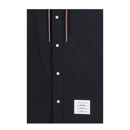 MAYFEYR - Thom Browne - Nylon Cotton Hooded Jacket - MWL432OF1066