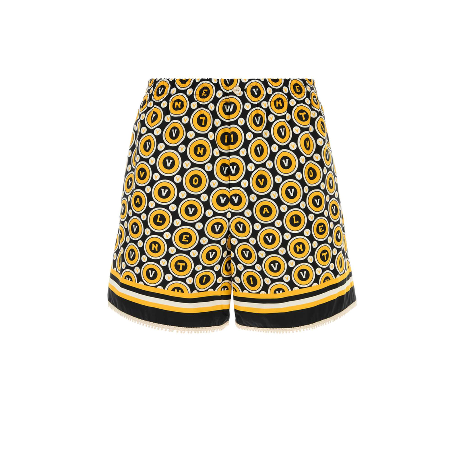 Printed Poplin Bermuda Shorts