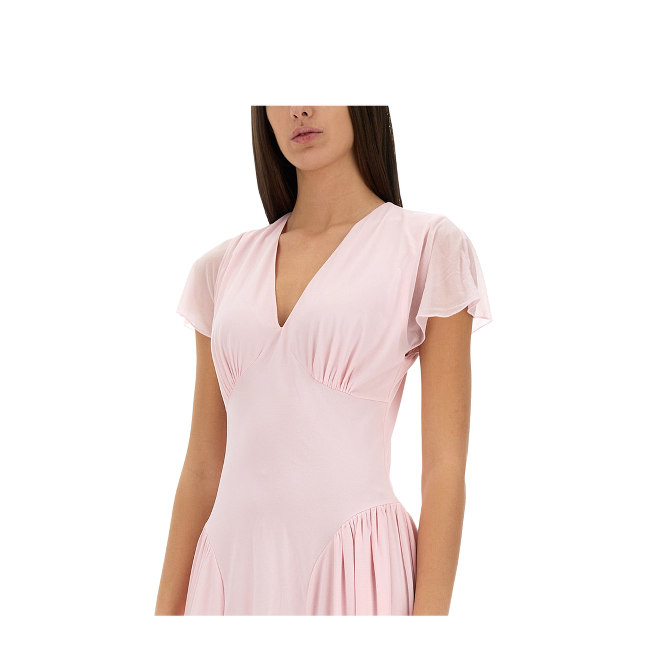 Long Dress with Drape