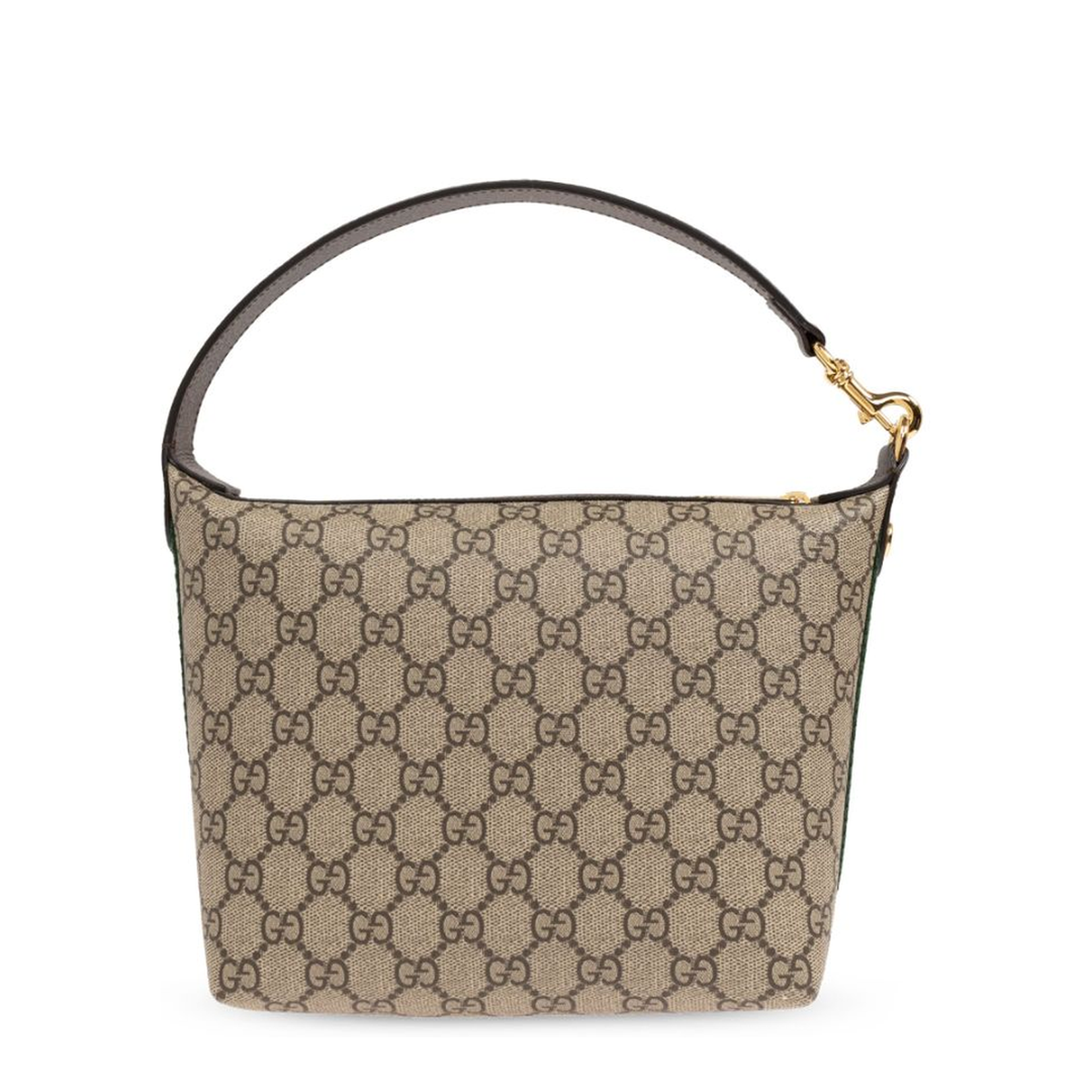 Ophidia Mini Canvas Shoulder Bags - Beige