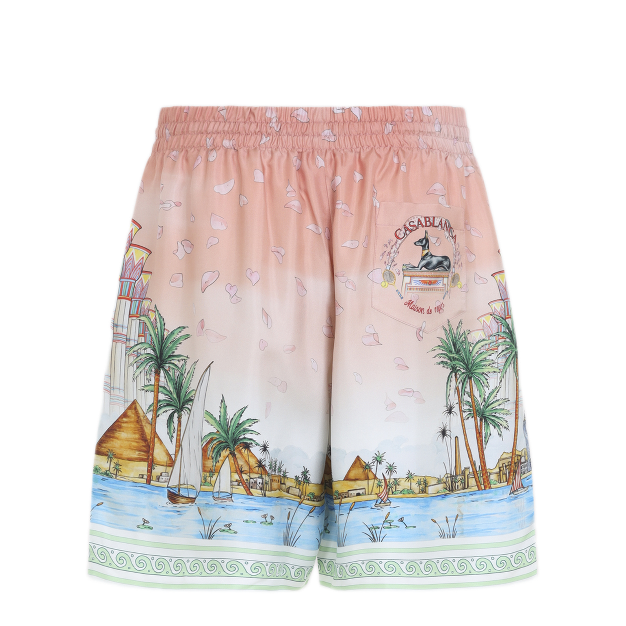MAYFEYR - Casablanca - Ethereal Silk Shorts - MPF26TR39905ETHEREAL
