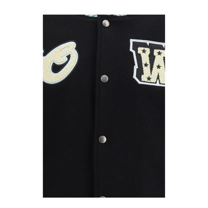 MAYFEYR - Off-White - Varsity Star Logo Jacket - 44XJA122S26L0020010001