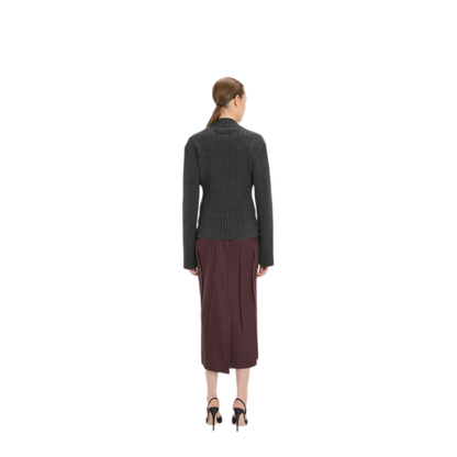 MAYFEYR - Victoria Beckham - Ribbed Jumper In Merino Wool - 1326KJU007314A9896