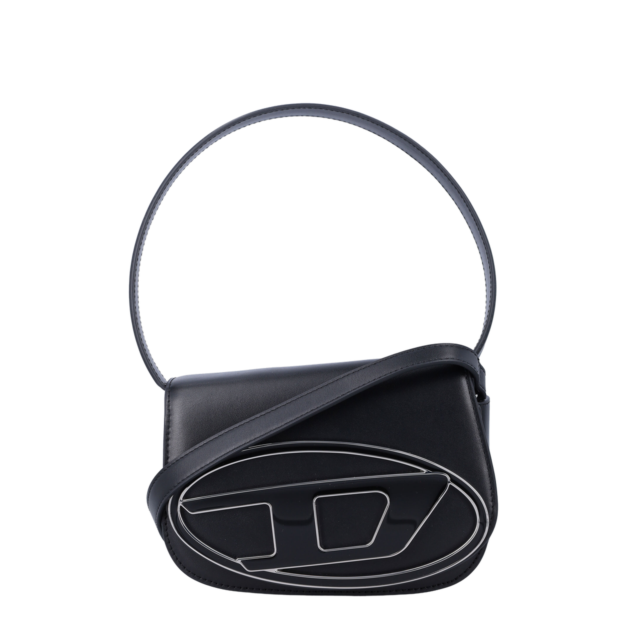 1DR-Iconic Nappa Leather Shoulder Bag - Black