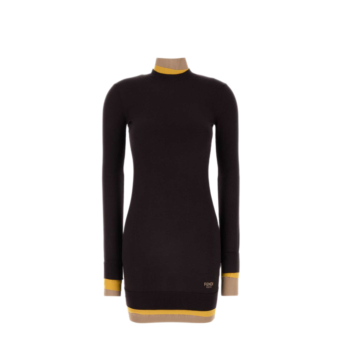 MAYFEYR - Fendi - Dark Purple Wool Dress - FZDC36ASJGF0AU3