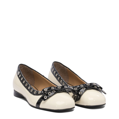 MAYFEYR - Ganni - Eyelet Bow Ballet Flats - S2929135