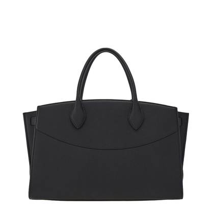 Grained Leather Handbag