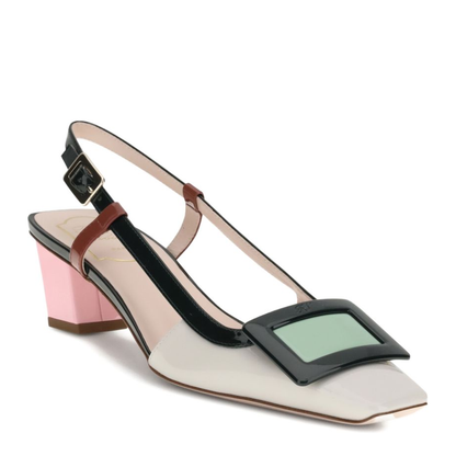 Slingback Pumps in Patent Leather