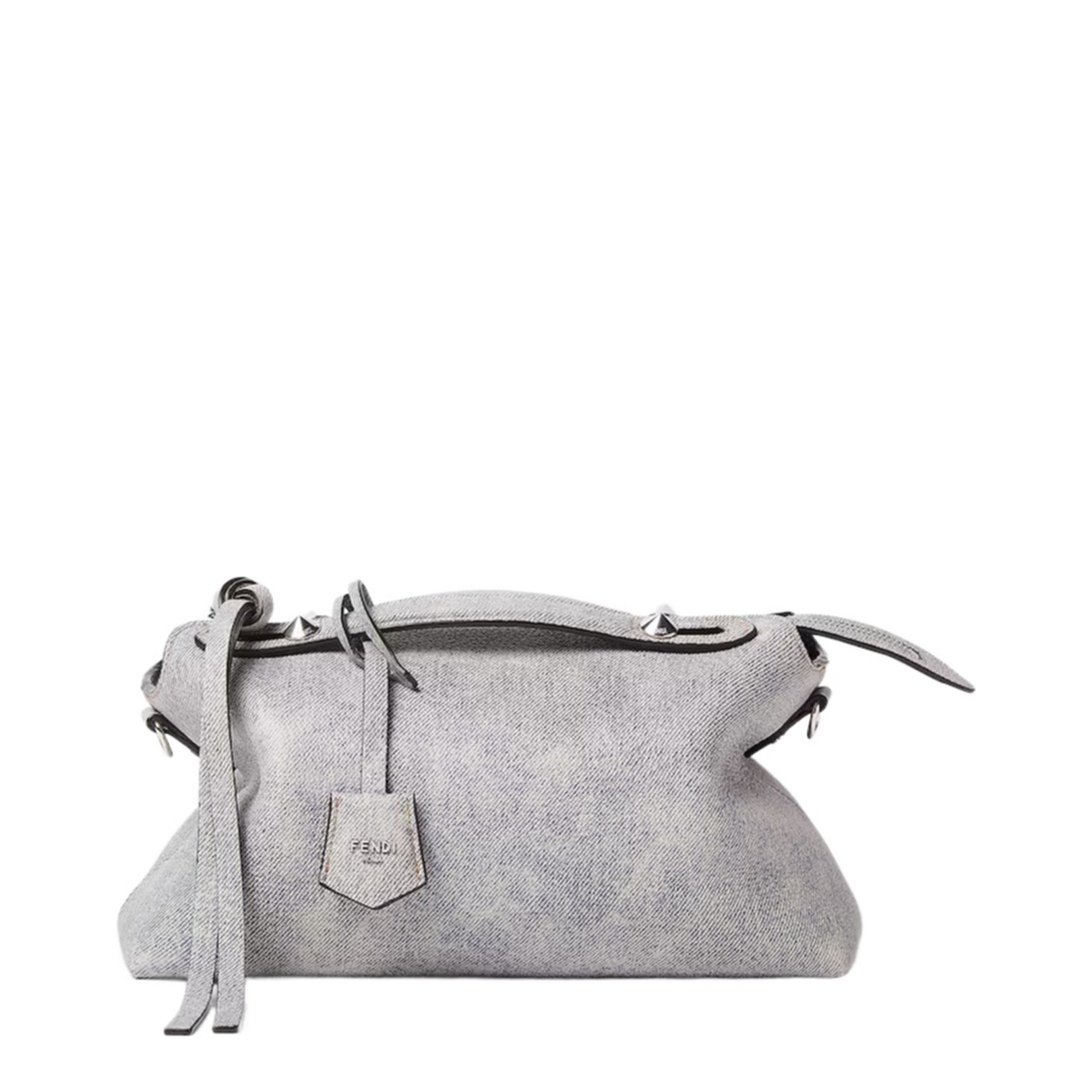 By The Way Medium Leather Satchel - Gray