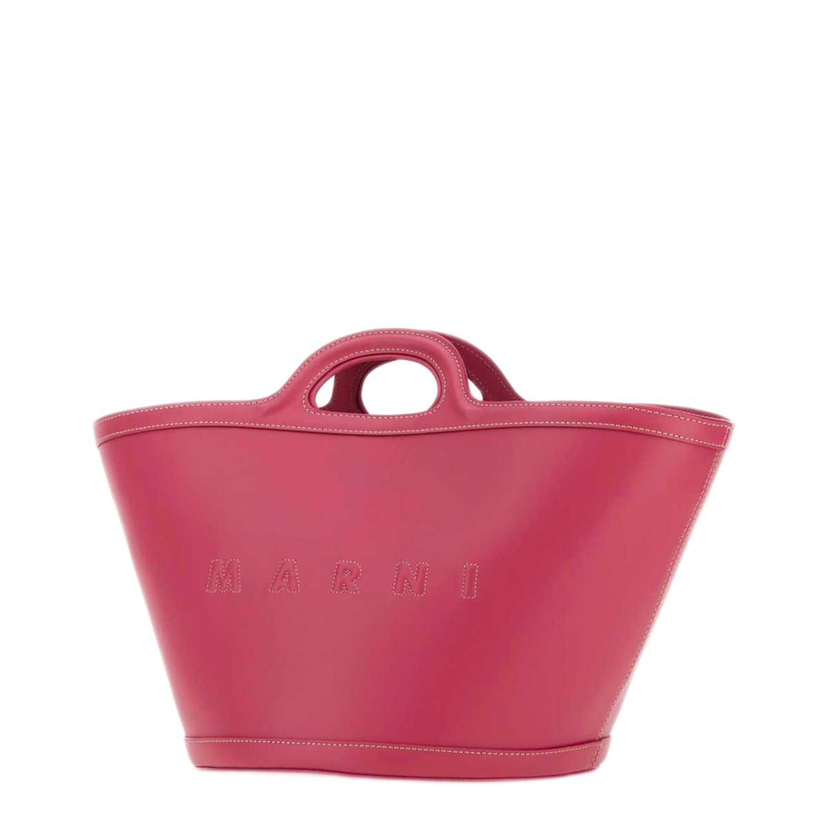 Tropicalia Small Calfskin Bucket Bag - Light Orchid