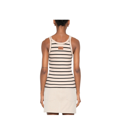 MAYFEYR - Fendi - Multicolour Cotton Striped Knit Top - FS7966AW88