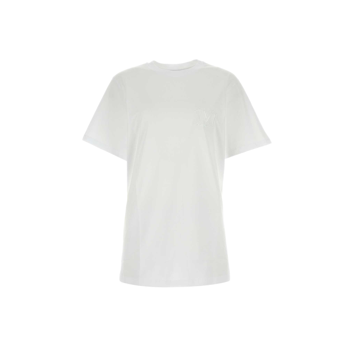 MAYFEYR - Max Mara - White Cotton Mango T Shirt - 2421946021600001