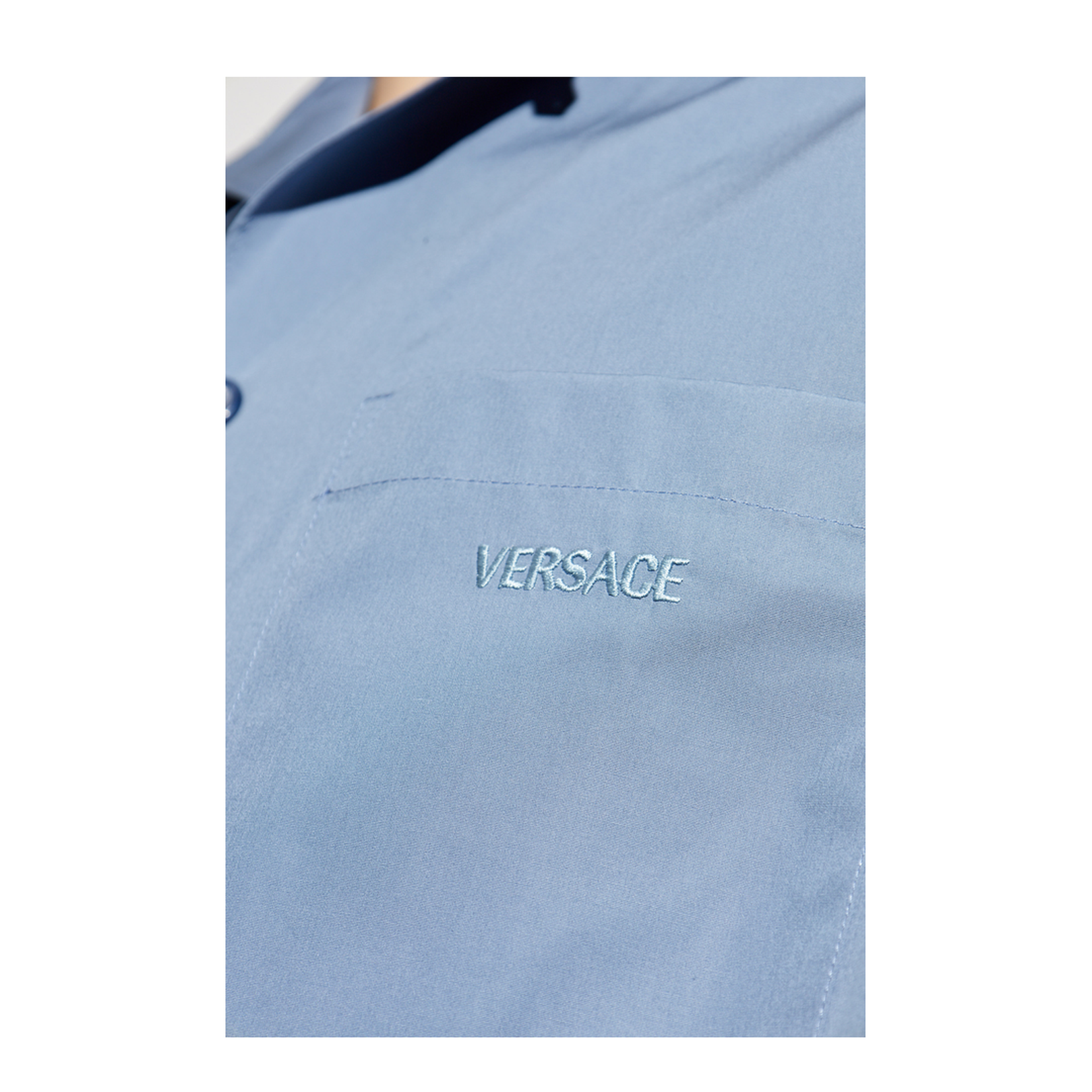 Color Block Pattern Short Sleeve Shirt
