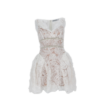 MAYFEYR - Self Portrait - White Polyester Dress - PF26101SWWHITE