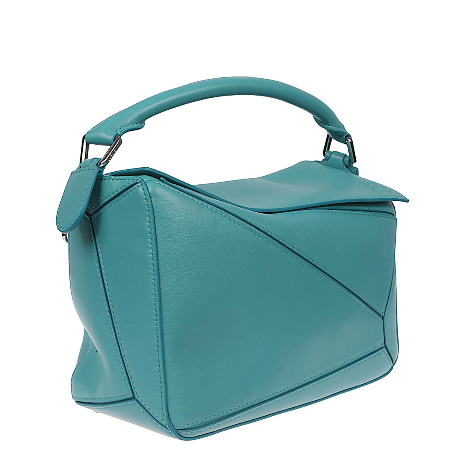 Small Featherlight Puzzle Bag in Nappa Lambskin Grey