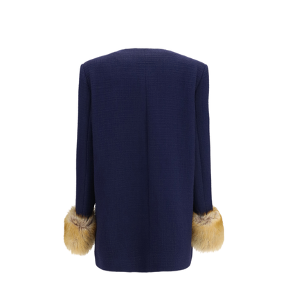 MAYFEYR - Valentino - Wool Tweed Caban Coat - 9B3CJH3790YYSY