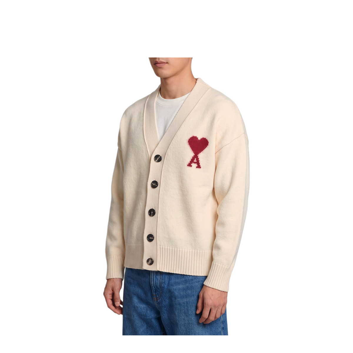 MAYFEYR - Ami Paris - Ami De Coeur Cardigan - UKC367018154