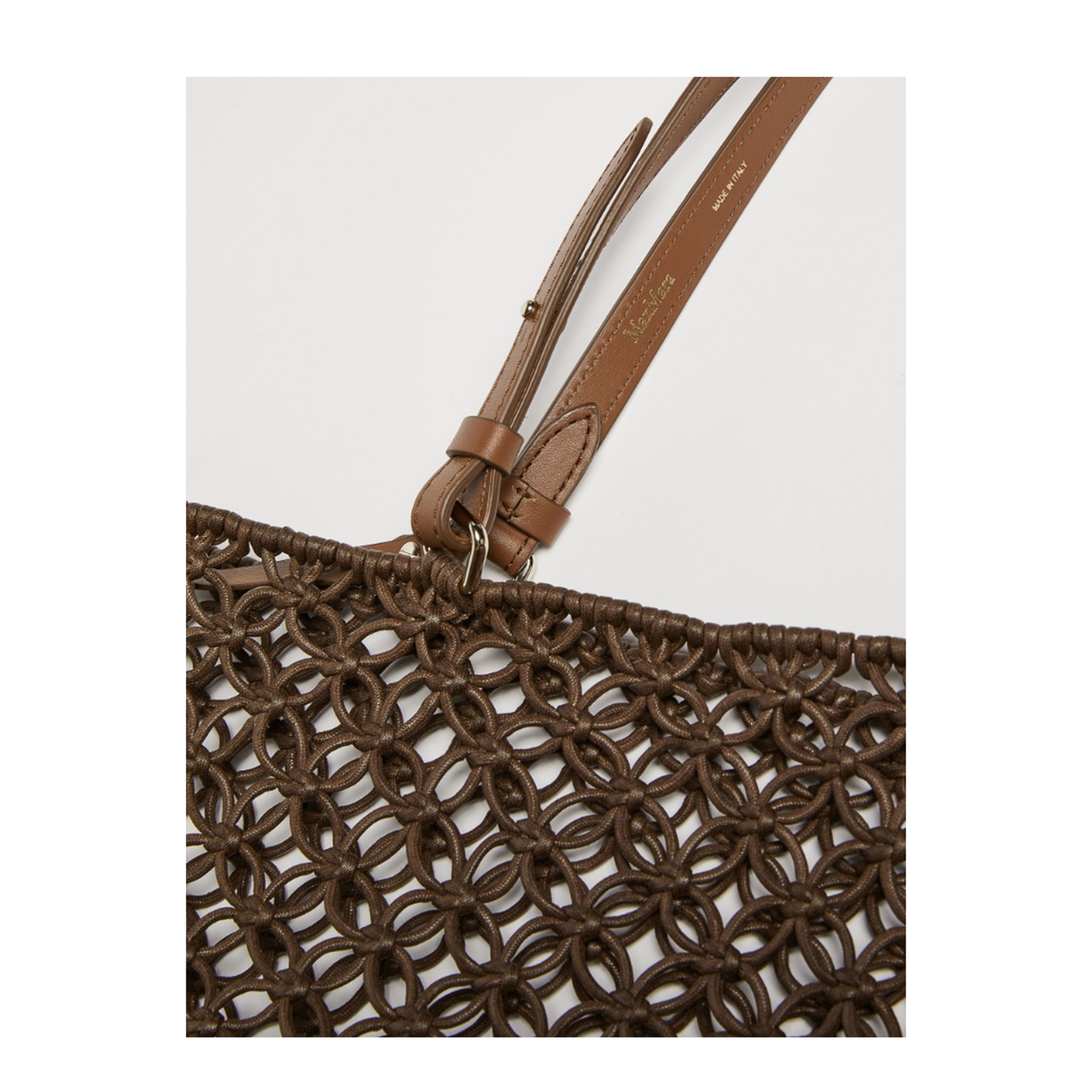 Plagemfillet Shopper Bag in Woven Cotton