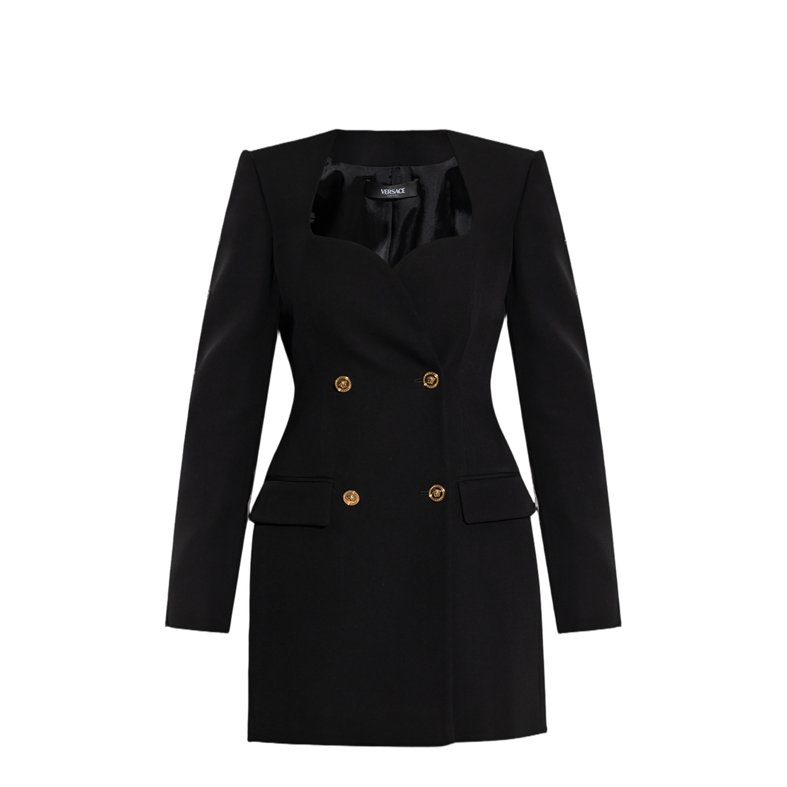 Black Wool Blazer Dress