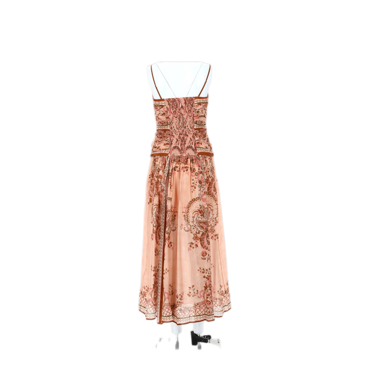 Aster Scarf Print Midi Dress