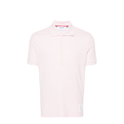 Pink Cotton Polo Shirt