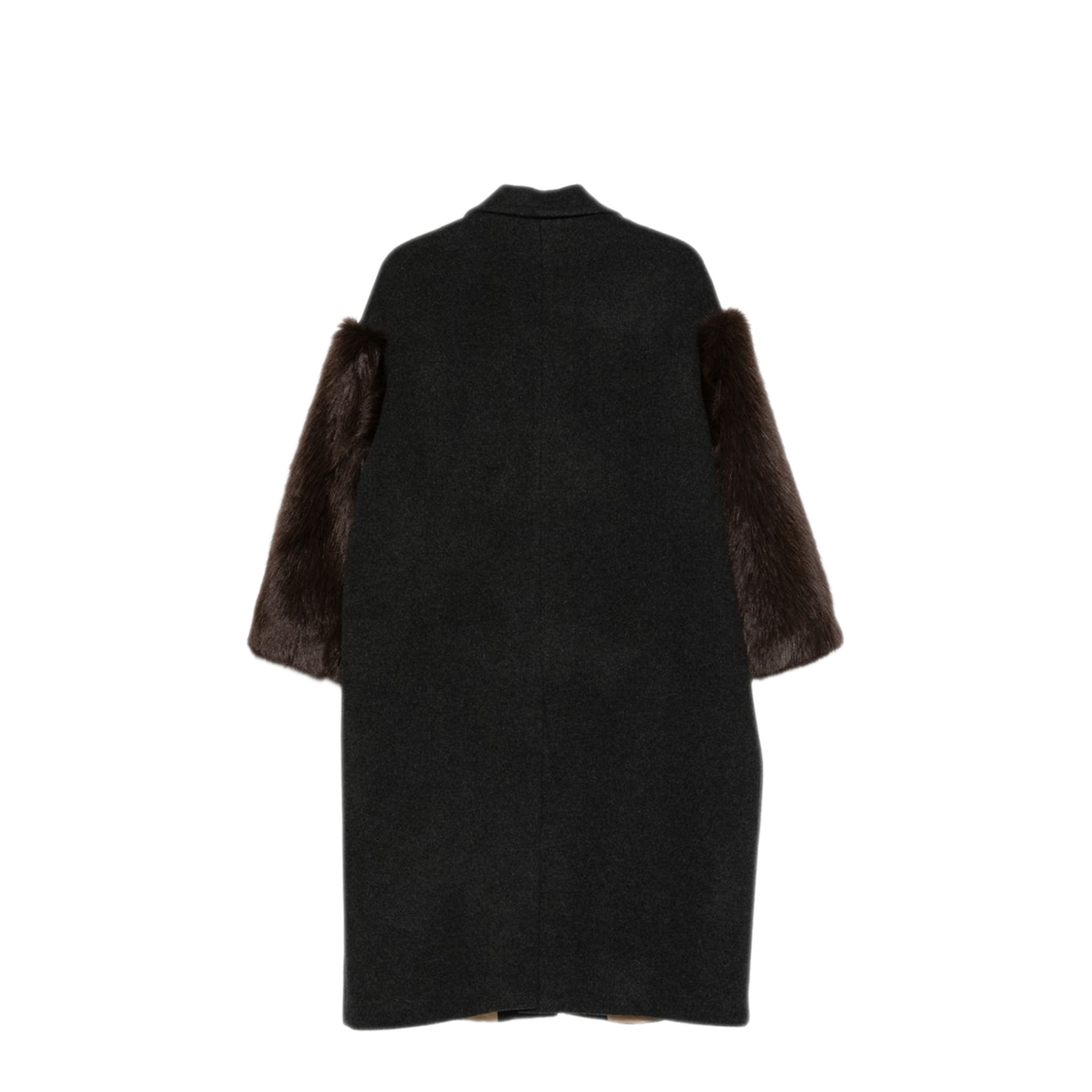 MAYFEYR - Alysi - Grey Felted Faux Fur Coat - 166935A6230AN