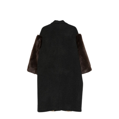 MAYFEYR - Alysi - Grey Felted Faux Fur Coat - 166935A6230AN