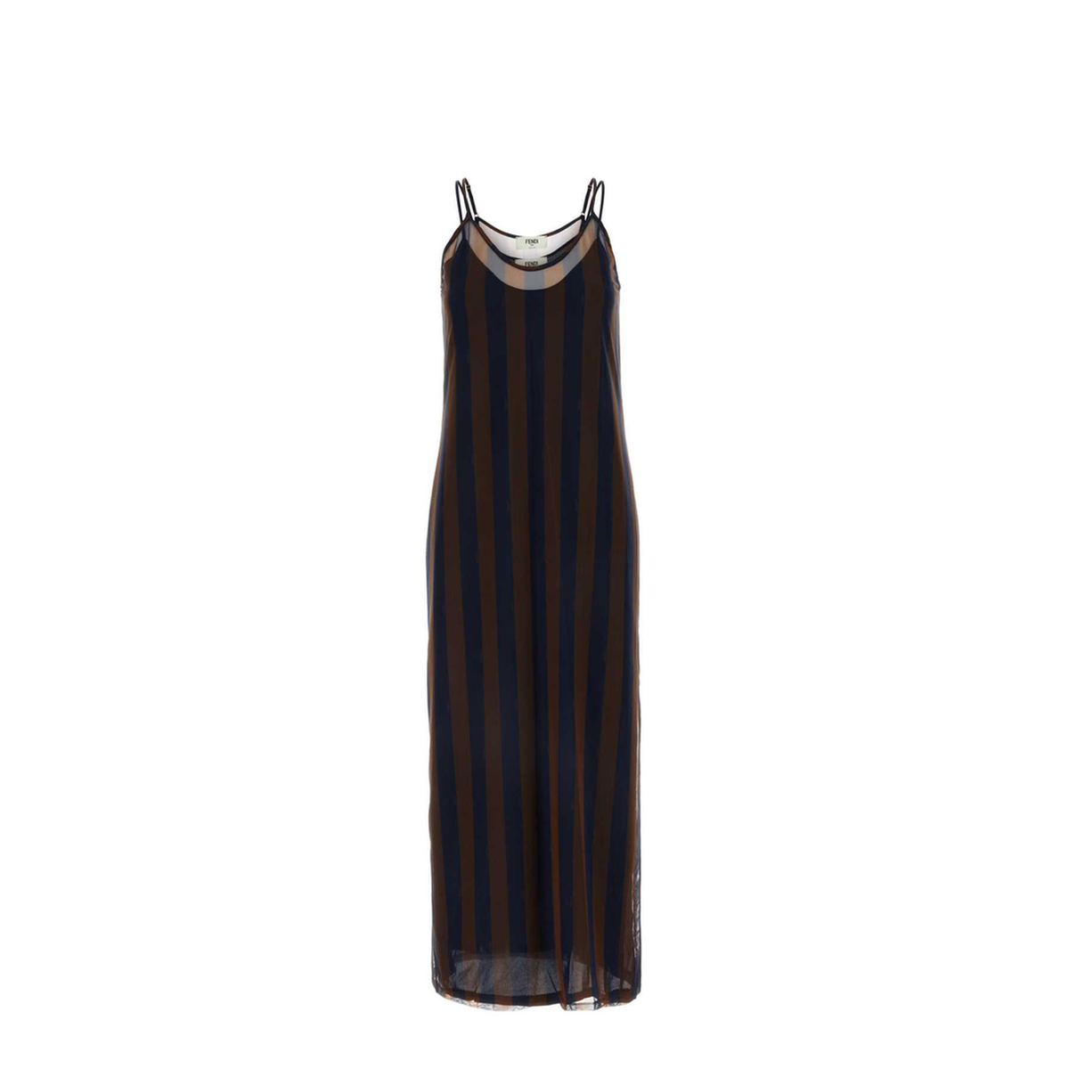 MAYFEYR - Fendi - Printed Stretch Tulle Dress - FDD093AWZSF1P2U