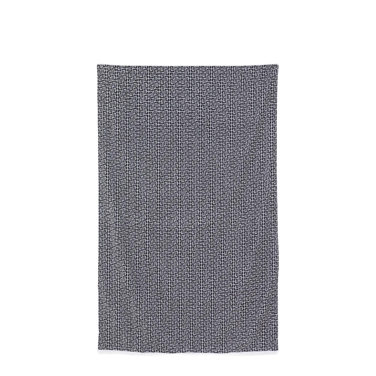 MAYFEYR - Balmain - Beach Towel With Pb Labyrinth Monogram - BYCP40Z2228100NE