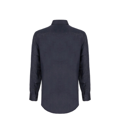 MAYFEYR - Etro - Linen Shirt With Pegaso Embroidery - MRIB000299TU3F3