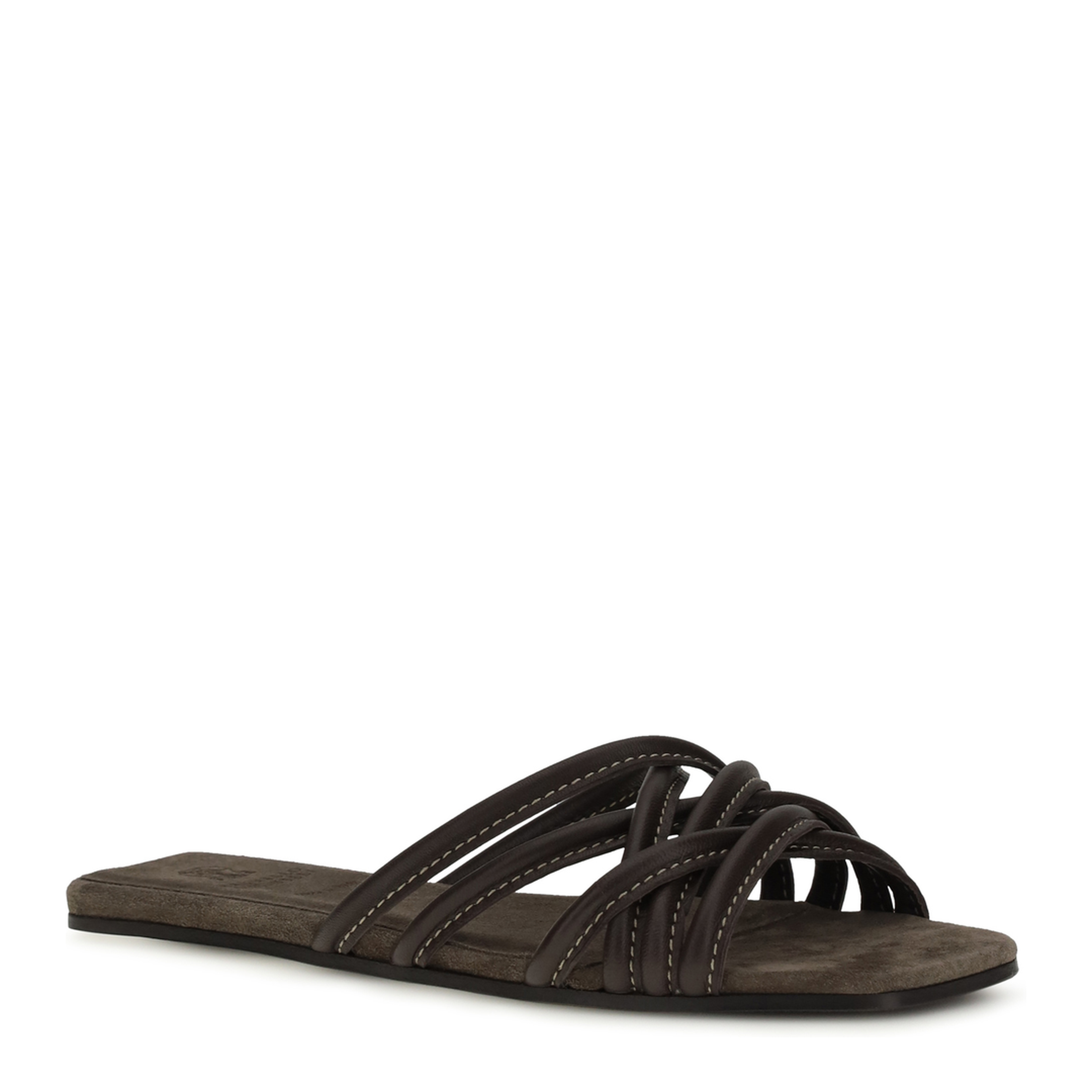 MAYFEYR - Brunello Cucinelli - Flat Leather Sandals - MZGAC3239