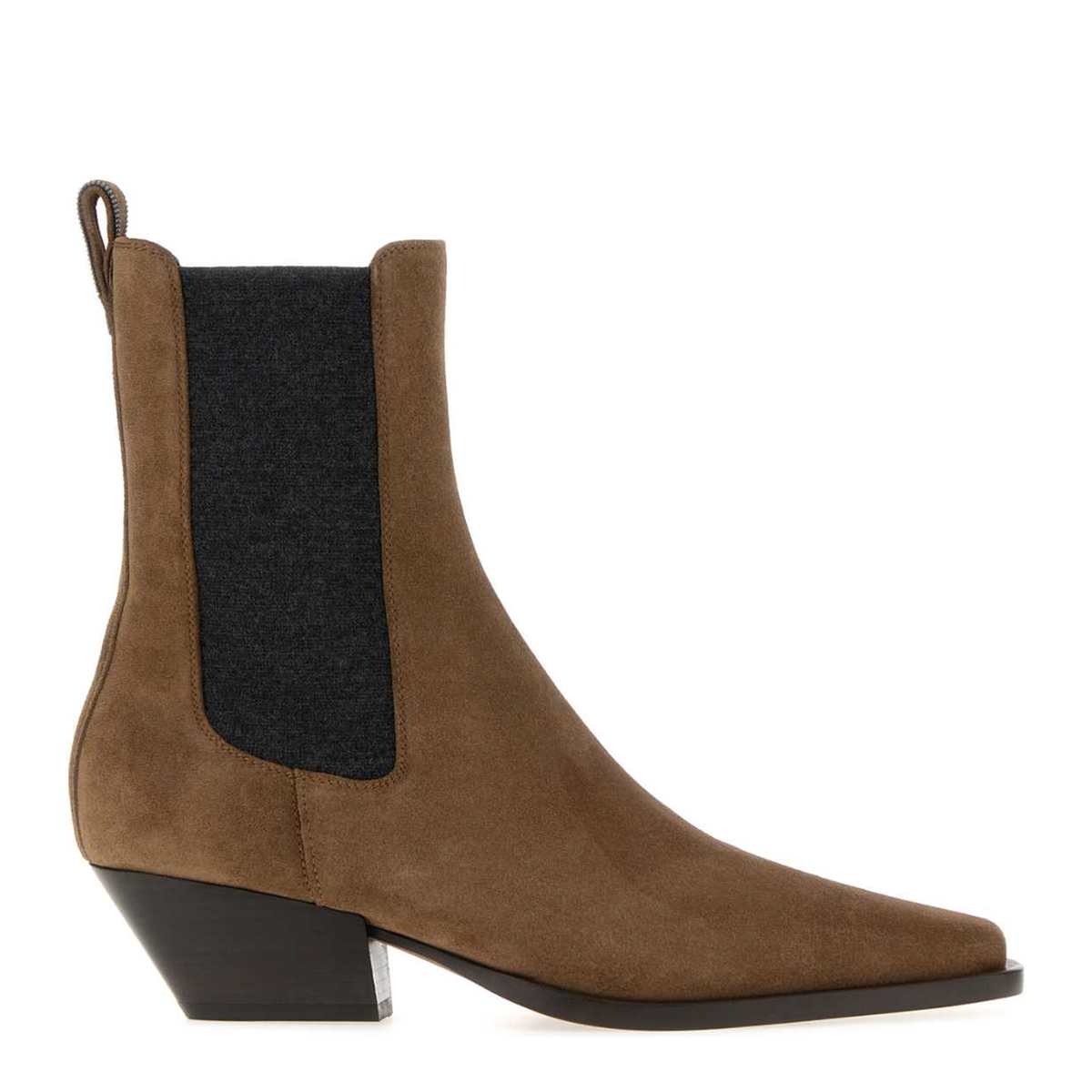Suede Texan Ankle Boots