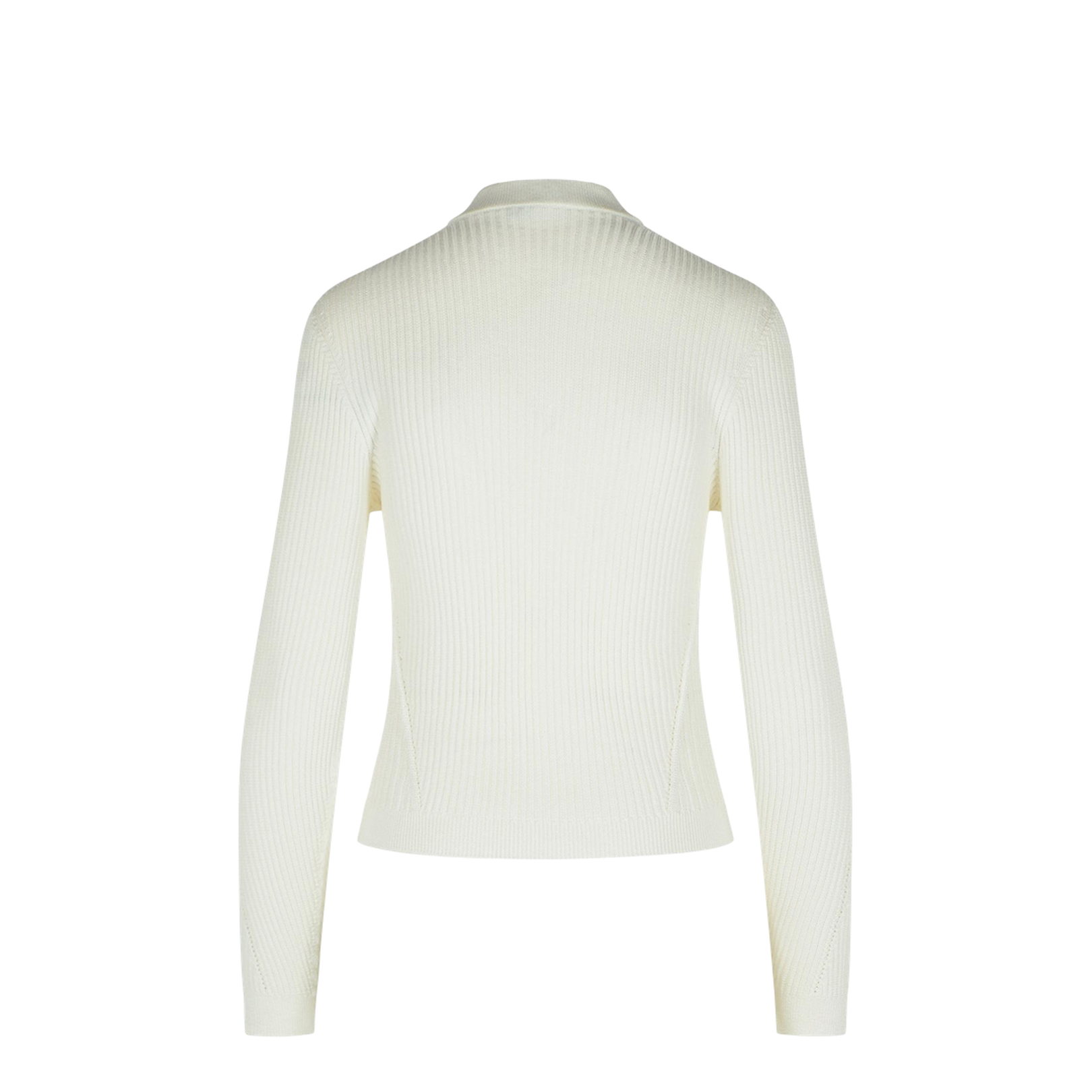 White Viscose Blend Sweater