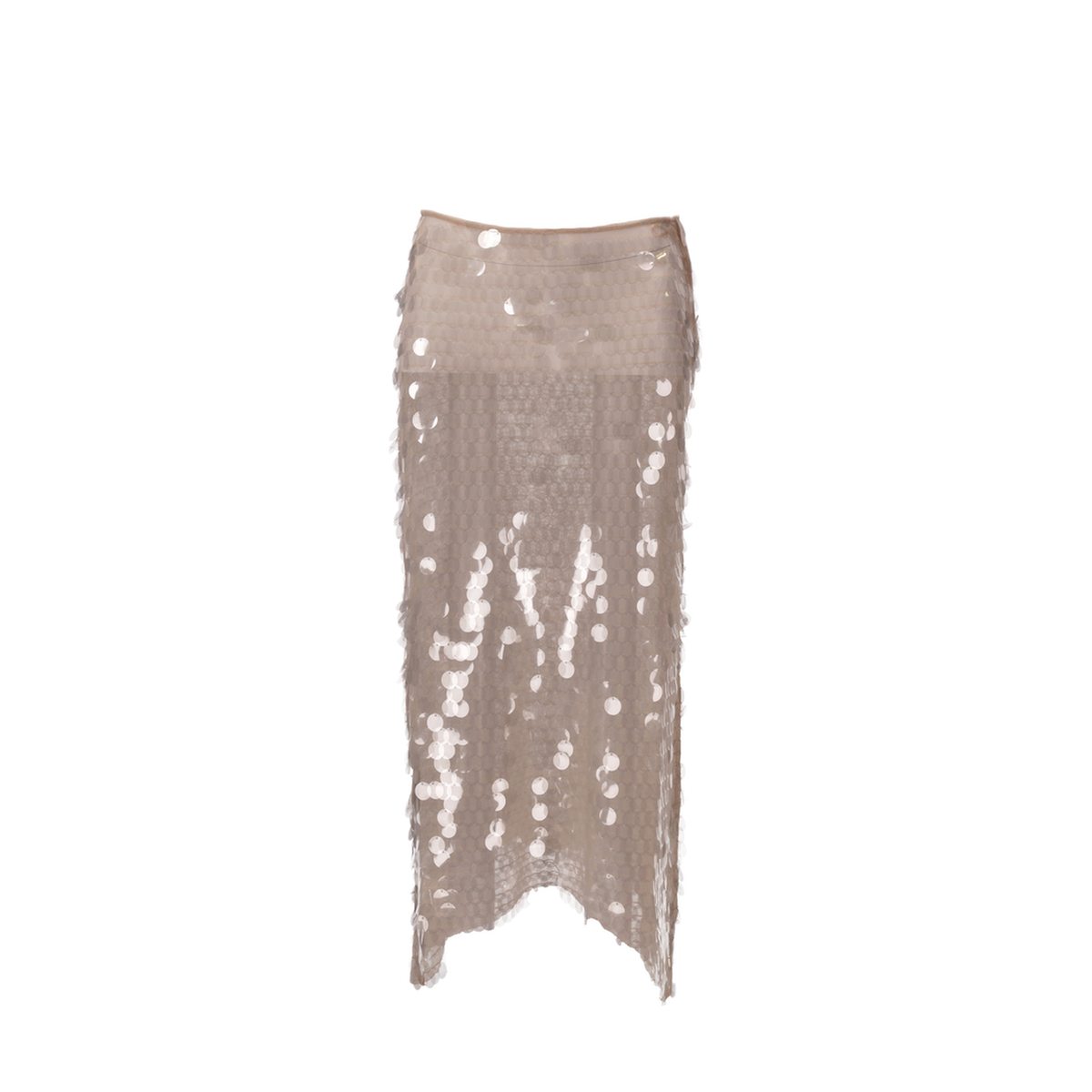 MAYFEYR - NICCOLÒ PASQUALETTI - Pinna Skirt Paillettes - NP07S004PAILNUDE