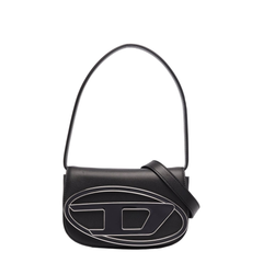 1DR-Iconic Nappa Leather Shoulder Bag - Black