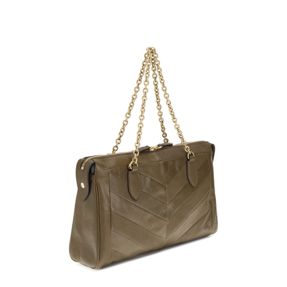 MAYFEYR - Valentino - Medium Panthea Chevron Patchwork Shoulder Bag - 9W0B0S70UYFBGQ