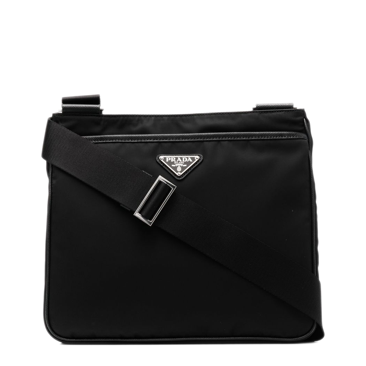 Re-Nylon and Saffiano Shoulder Bags - Black