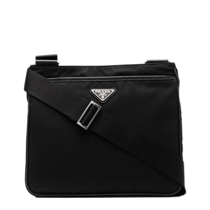 Re-Nylon and Saffiano Shoulder Bags - Black