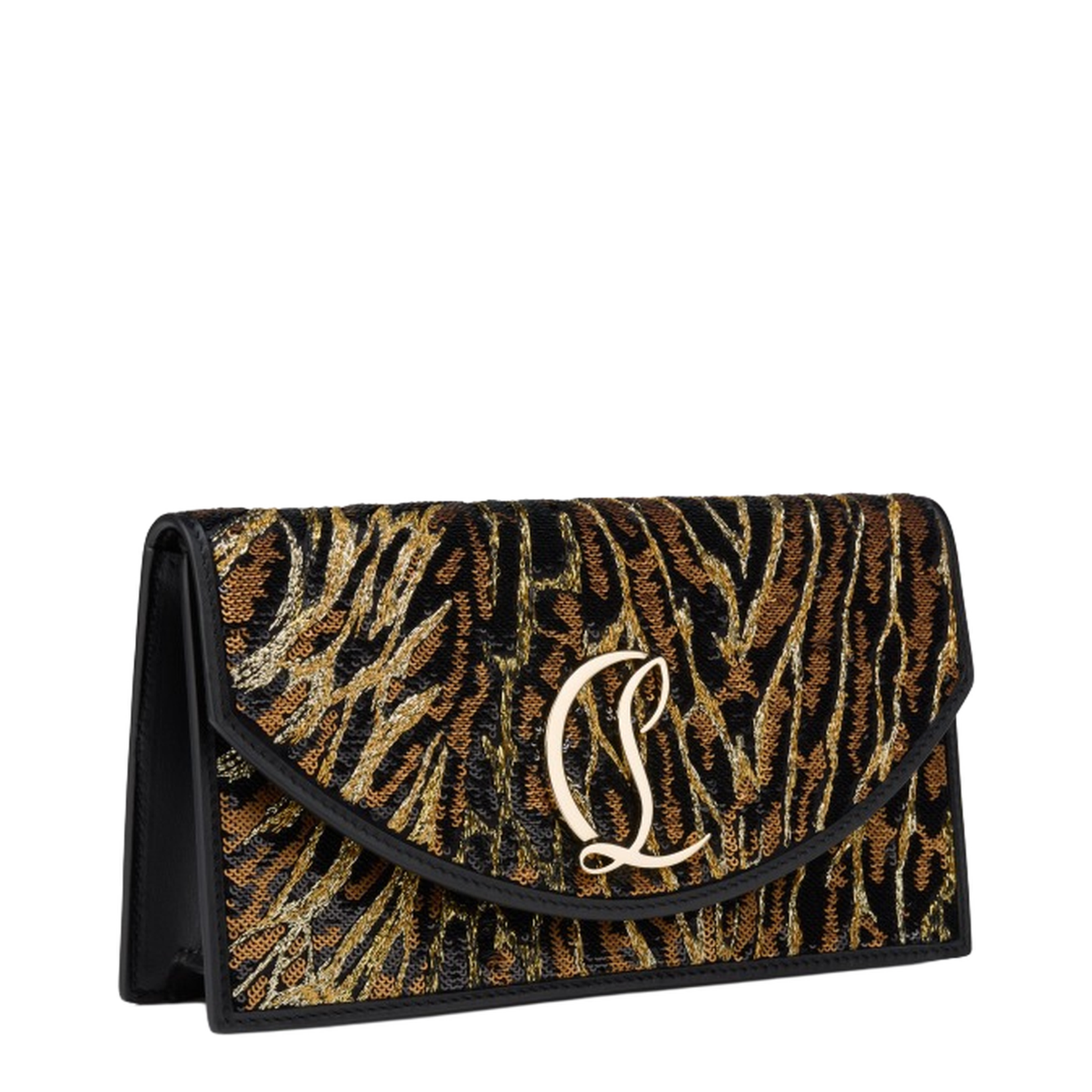 Embroidered Crepe Satin Bag