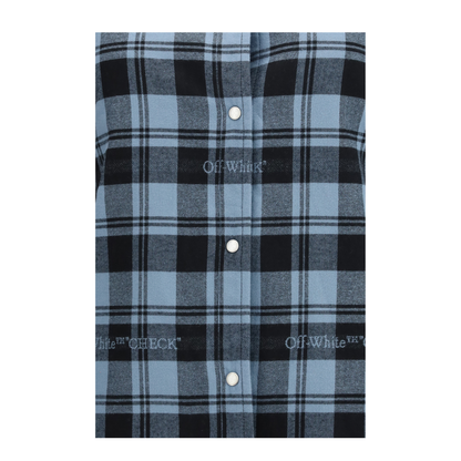 MAYFEYR - Off-White - Check Flannel Padded Overshirt - 2FG00659TW459