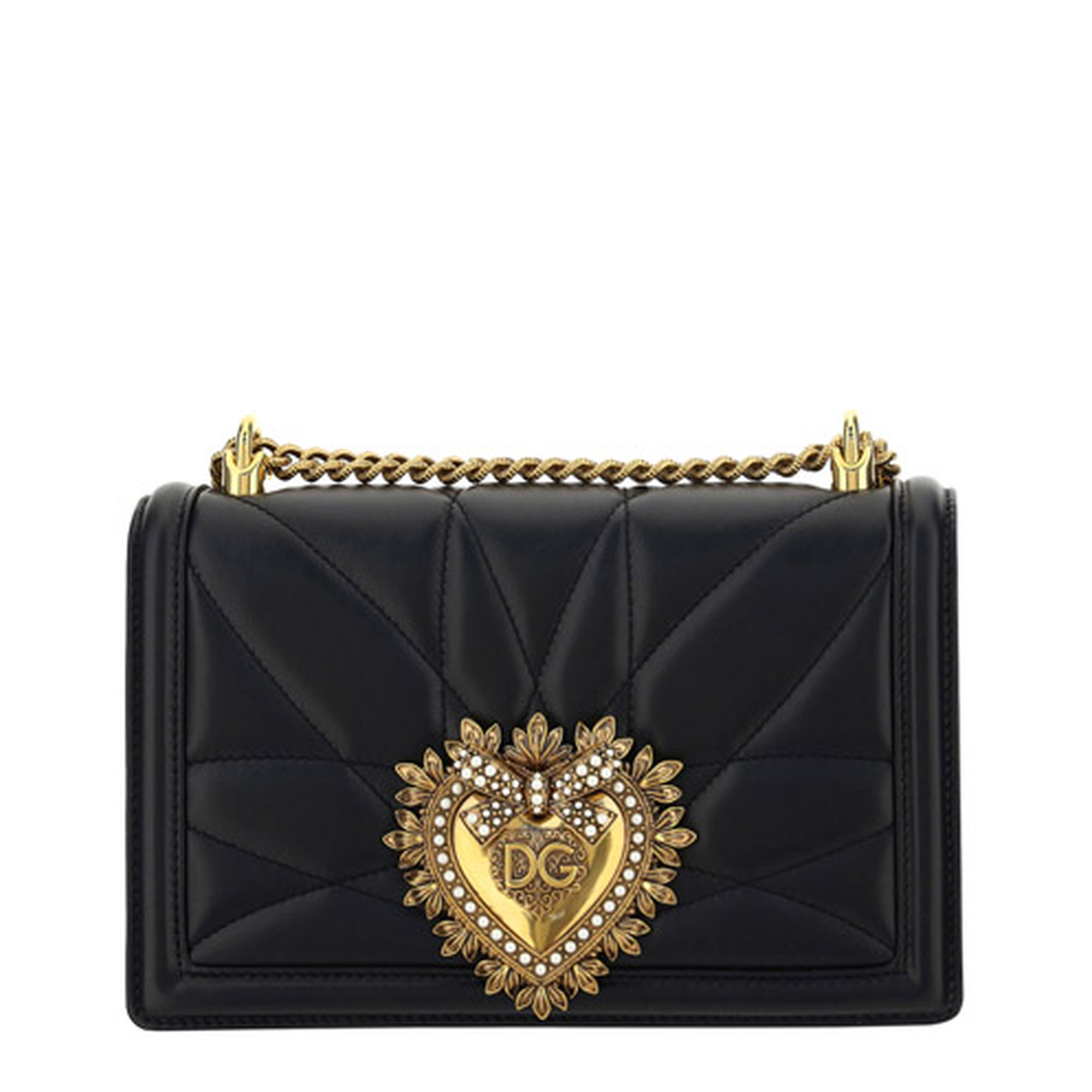 MAYFEYR - Dolce & Gabbana - Medium Devotion Matelass Nappa Shoulder Bag - BB6652AV967