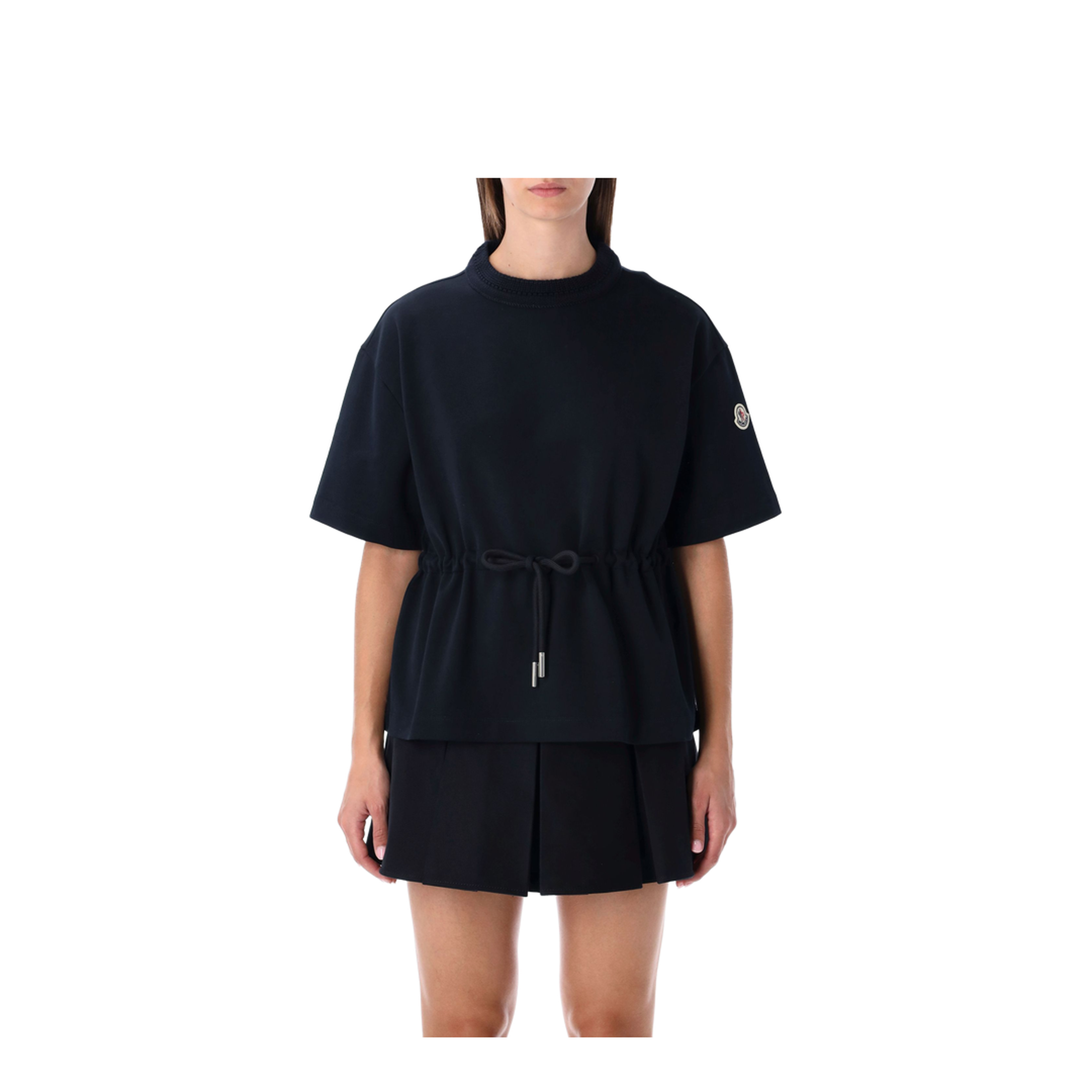 Cotton T-Shirt with Drawstring