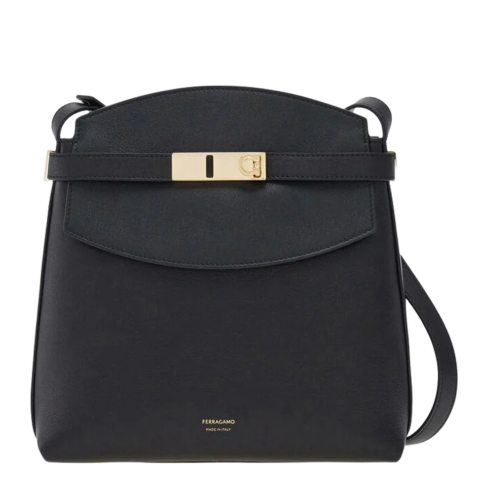 Black Leather Shoulder Bag