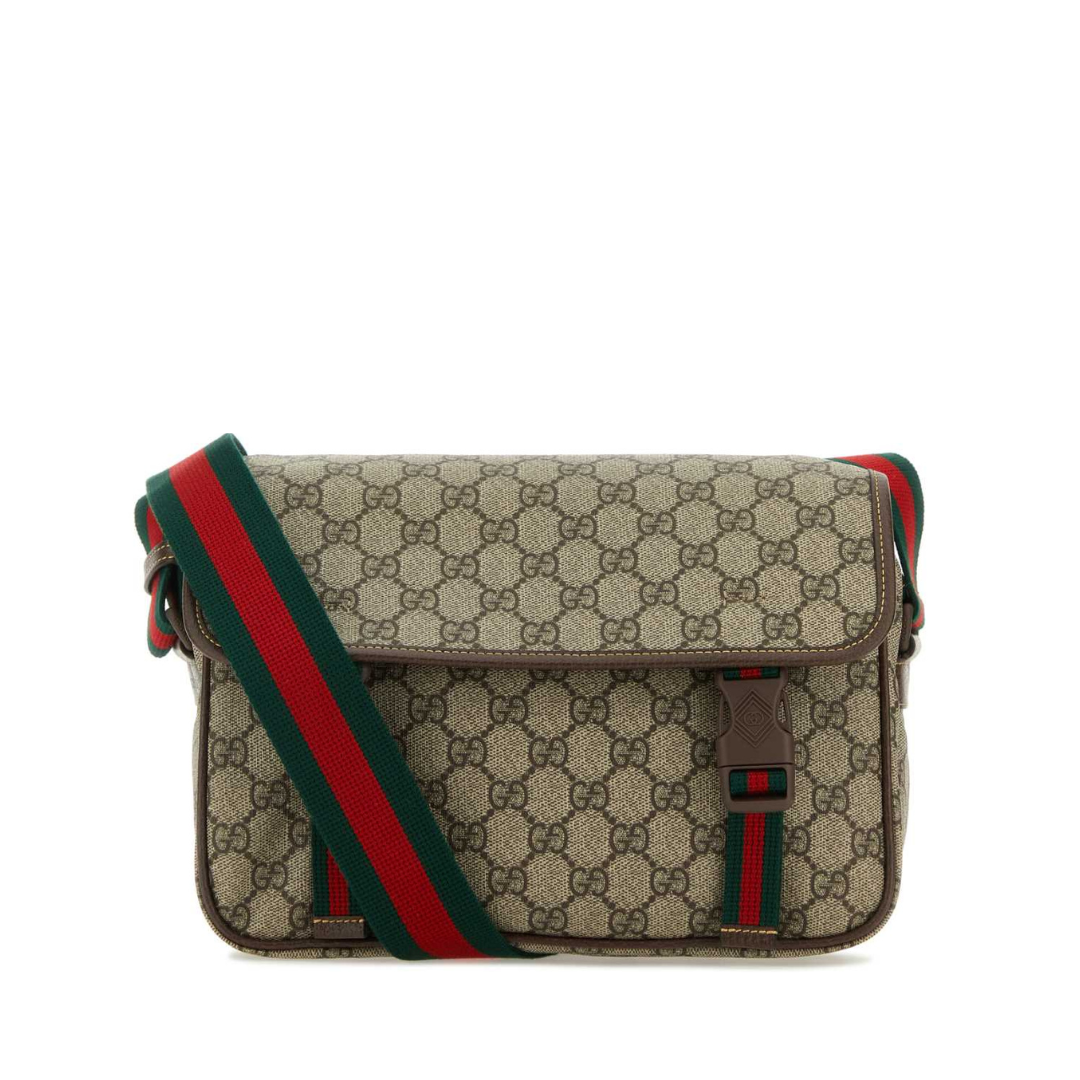 GG Supreme Messenger bag, Silver Hardware