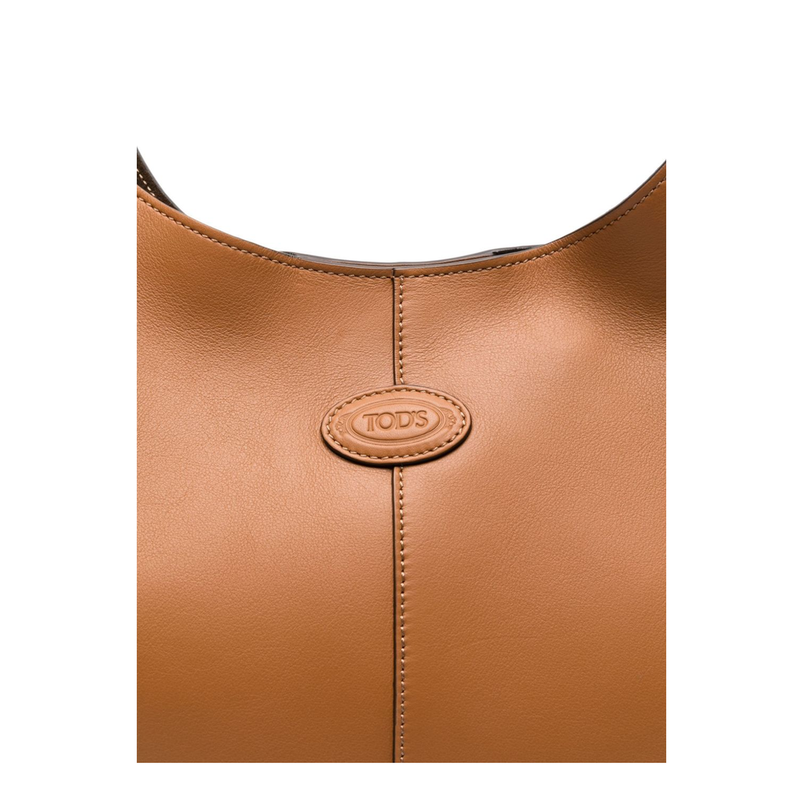 Leather Hobo Bag In Brown