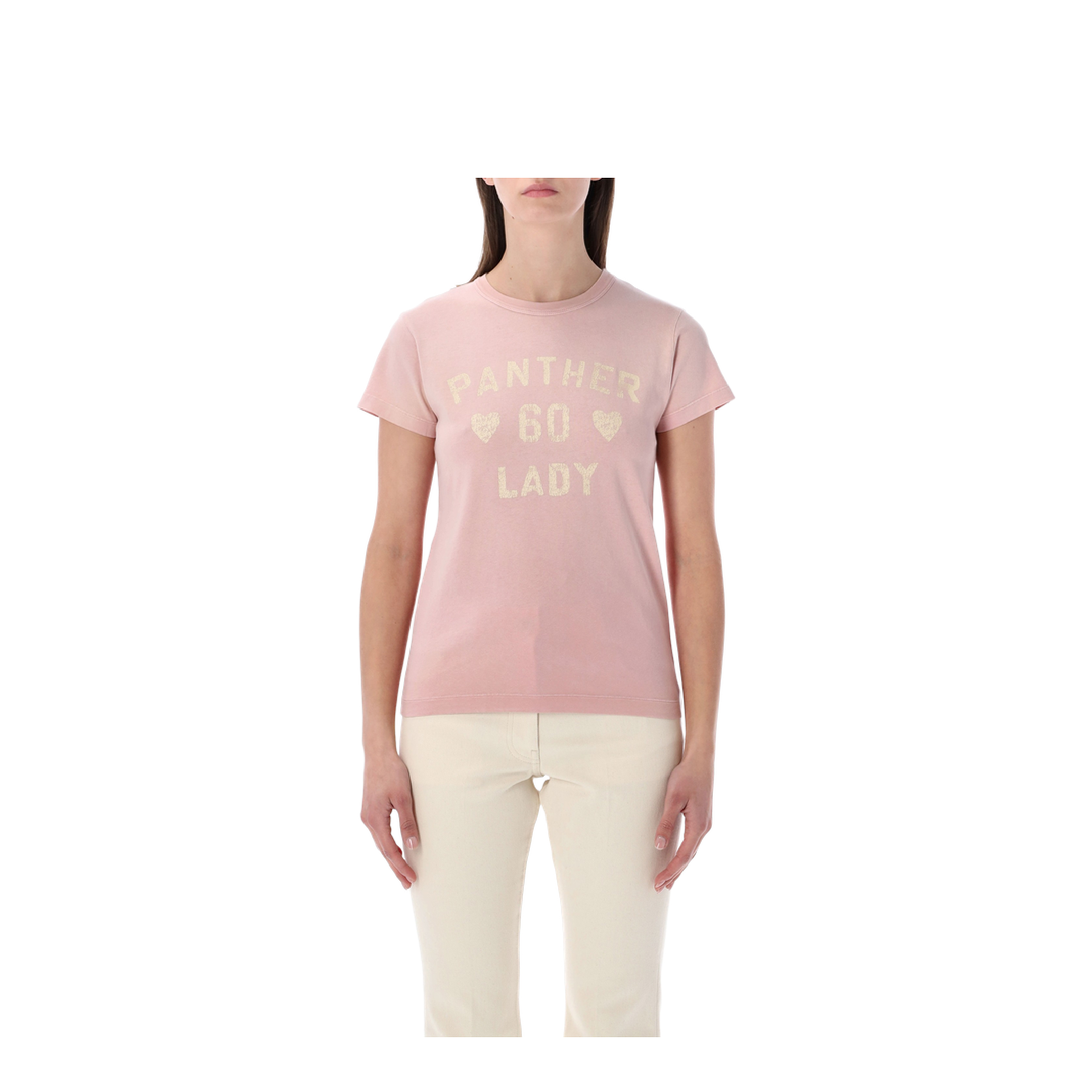 Printed Cotton T-Shirt Pink
