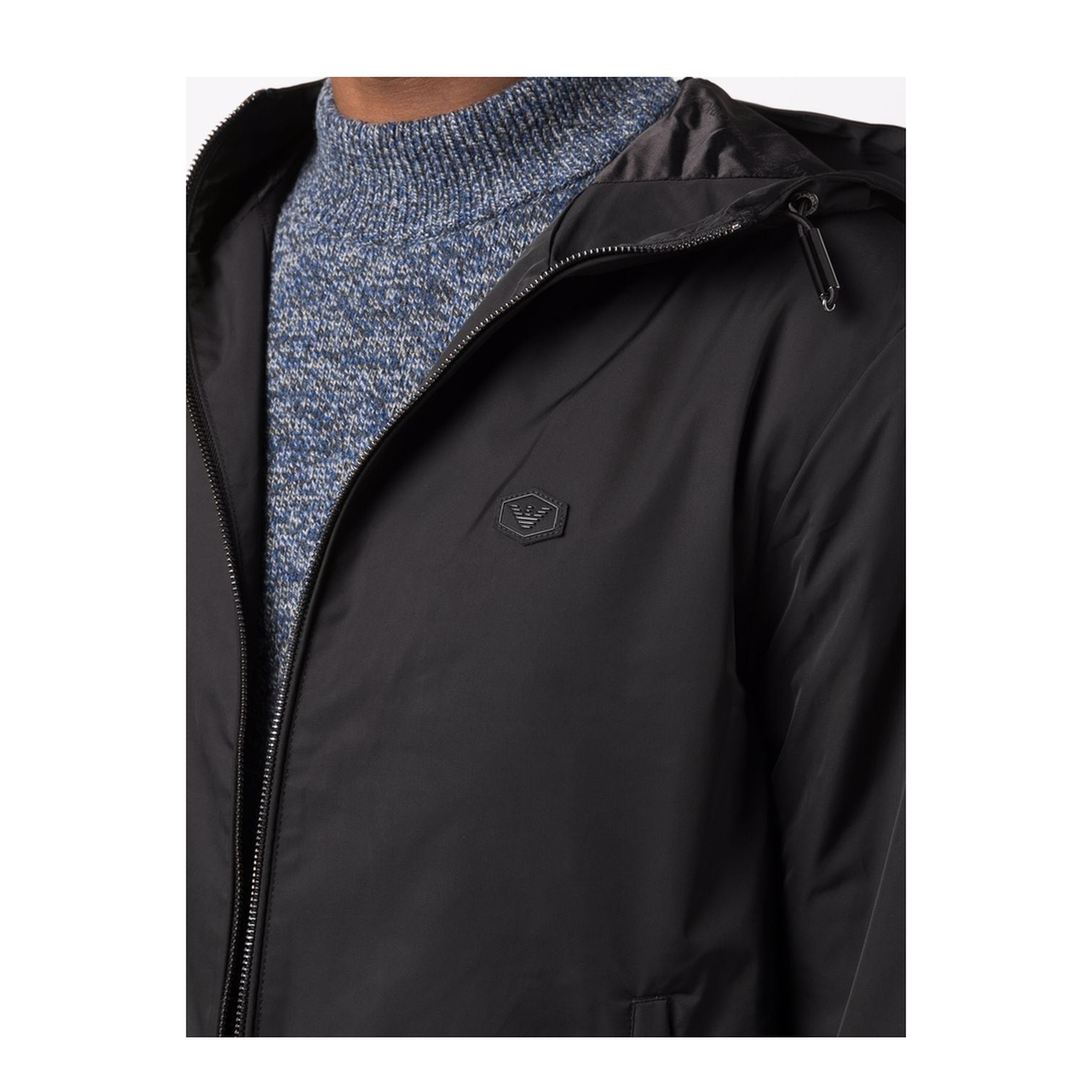 Hooded Blouson Jacket