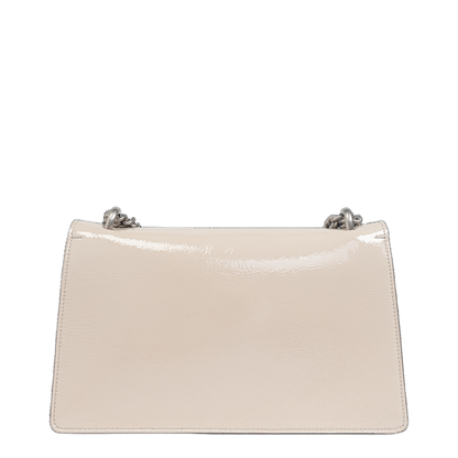Dionysus Leather Wallet On Chain - Beige
