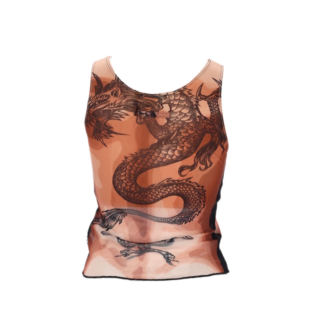 Safe Sex Tattoo Print Top